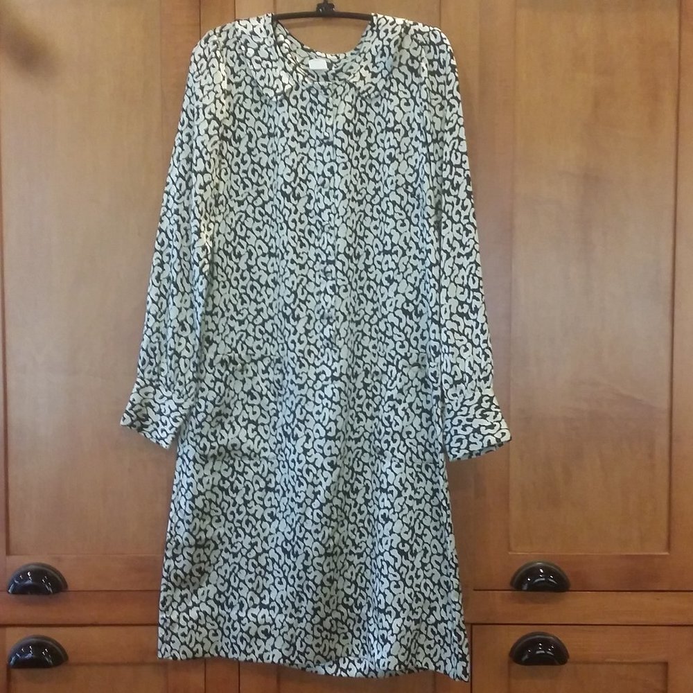 J. Crew Silk Long Sleeve Dress 4